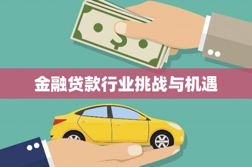 东石金融贷款行业挑战与机遇
