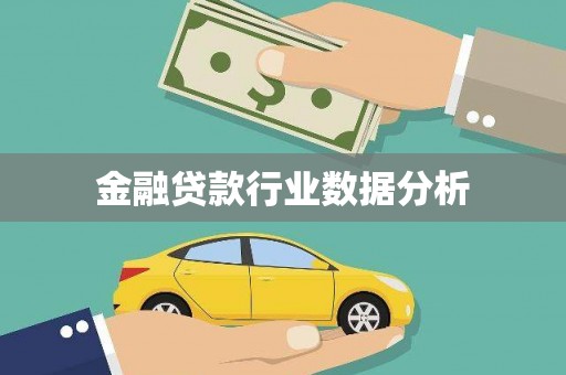 慈利金融贷款行业数据分析
